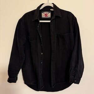 Vintage ATTRAK Black Cotton Shirt